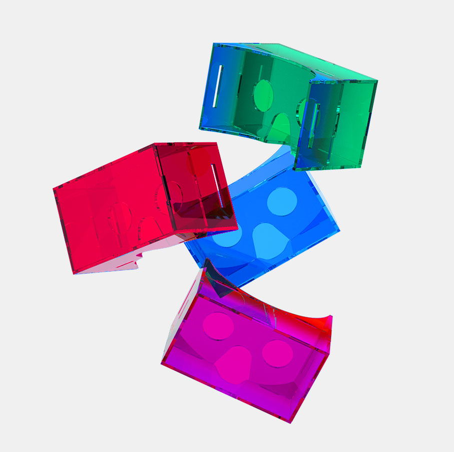 Six colors cardboard